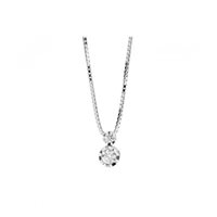 Collana Recarlo Donna Face Round in Oro bianco Diamante P66DE005/010 - P66DE005/010